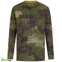 Navitas Identity Camo Long Sleeve Tee Hosszú Ujjú Póló Terep Mintás Xxl