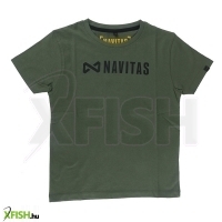 Navitas Core Kids T-Shirt Gyerek Póló Zöld 7-8Év