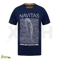 Navitas Joy Tee Blue Kék Színű Horgász Póló S