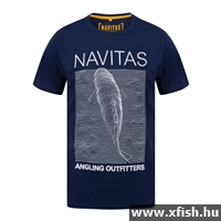 Navitas Joy Tee Blue Kék Színű Horgász Póló XL