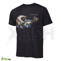 Savage Gear Cannibal Fekete Horgász Póló Xl
