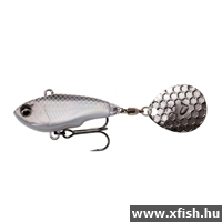Savage Gear Fat Tail Spin 8Cm 24gr Wobbler Fehér Ezüst