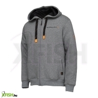 Savage Gear Classic Zip Hoodie Szürke Kapucnis Horgász Pulóver Xl