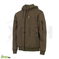 Prologic Carpio Zip Hoodie Army Green Horgász Pulóver Xxl