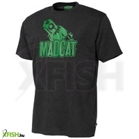 Madcat Clonk Teaser T-Shirt Dark Grey Melange Szürke-Zöld Póló Xl
