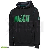Madcat Mega Logo Hoodie Black Caviar Fekete Pulóver L