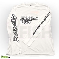 Benzar Mix Uv Álló Hosszú Ujjú Póló Fehér L
