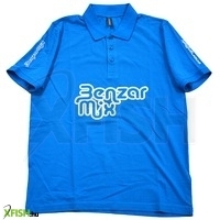 Benzar Mix Galléros Horgász Póló Kék L