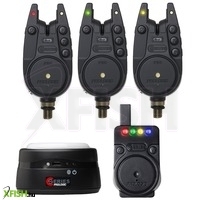 Prologic C Series Pro Alarm Set Elektromos Kapásjelző Szett Piros Zöld Sárga 3+1+Lámpa