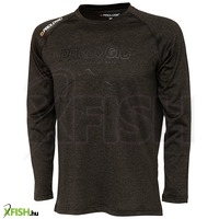 Prologic Mega Fish Long Sleeve Hosszú Ujjú Póló Zöld L