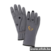 Savage Gear Szürke Színű Téli Kesztyű XL-es