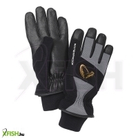 Savage Gear Fekete Szürke Téli Kesztyű Xl-es