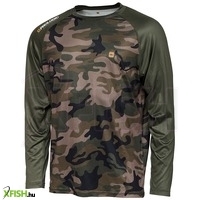 Prologic Uv Camo Long Sleeve Hosszú Ujjú Póló Terep Mintás Xxl