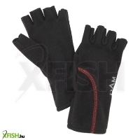 Dam Windproof Half Fingerblack Horgász Kesztyű XL-es