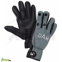 Dam Neoprene Fighter Gloveblack Horgász Kesztyű L-es