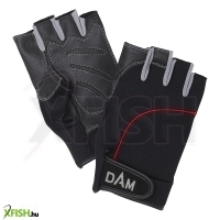 Dam Neo Tec Half Fingerblack Horgász Kesztyű L-es