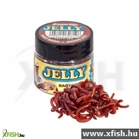 Benzar Jelly Baits Baby Worm Barna Csaliimitáció