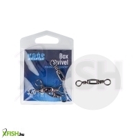 Koos Brass Box Swivel Extra Harcsás Forgó 5/0 2Db/Csomag