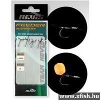 Nevis Feeder Előke Tüskével Monofil Zsinóron 10-Es 5Db/Cs Előkötött Horog