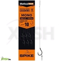 Methodman Supreme Grip 025 Monofil Zsinóros Előkötött Horog 0.20mm 14-es 6db/csomag