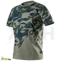 Neotools Camo Oliva Terepmintás Horgász Póló Xxl