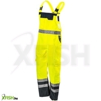 Neotools Láthatósági Kantáros Horgász Nadrág Citromsárga S