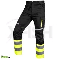 Neotools Láthatósági Horgász Nadrág Fekete Sárga L