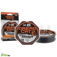 Dread Cat X8 Black Fonott Harcsázó Zsinór 300 m 0,40 mm 47,10 kg