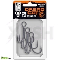 Dread Cat X5 Cat Stinger Harcsázó Hármashorog 4.0-ás 3db/csomag