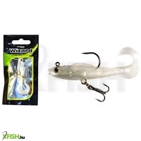 Wizard Swimbait Twister Shad Gumihal White 2 Inch 1db/csomag