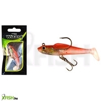Wizard Swimbait Paddle Shad Gumihal Whitered 2 Inch 1db/csomag