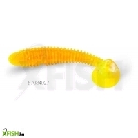 L&K Power Kick Gumihal 9,5Cm Szín:027 (Narancs, Sárga - csillám)