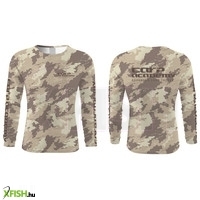 Carp Academy Camou Uv Hosszú Újjú Horgász Póló Xxl