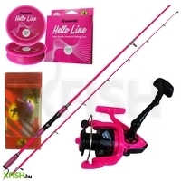 Frenetic Hello Pink Medium Pergető Horgász Szett 220cm