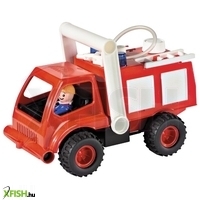 lena műanyag tűzoltóautó fecskendővel - 26 cm