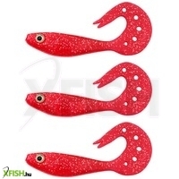Nevis Twister Shad Vantage Gumihal 9Cm 3Db/Cs /Piros-Csillám/
