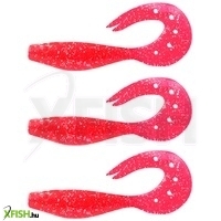 Nevis Twister Shad Gumihal Piros 11Cm 3Db/Cs