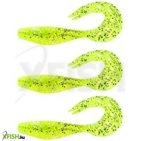 Nevis Twister Shad Gumihal Csillám Zöld 11Cm 3Db/Cs