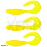 Nevis Twister Shad Gumihal Sárga 11Cm 3Db/Cs