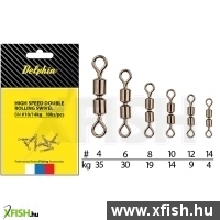 Delphin Hi Speed Double Rolling Swivel A-04 Bn/10 - Forgó