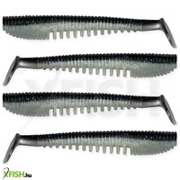 Nevis Impulse Shad Műcsali Gumihal 10cm 4db Fekete Ezüst