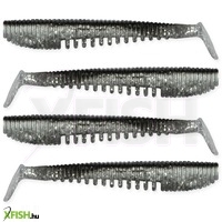 Nevis Impulse Shad Műcsali Gumihal 10cm 4db Ezüst Csillám