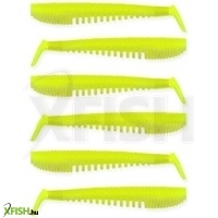 Nevis Impulse Shad Műcsali Gumihal 6,3cm 6db Citromsárga