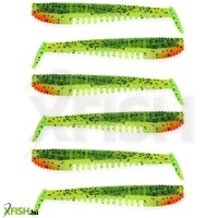 Nevis Impulse Shad Műcsali Gumihal 6,3cm 6db Fluósárga Zöld