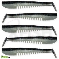 Nevis Impulse Shad Műcsali Gumihal 7,5cm 5db Fekete Szürke