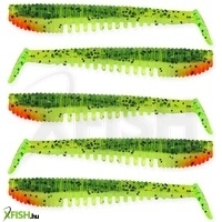 Nevis Impulse Shad Műcsali Gumihal 7,5cm 5db Fluósárga Zöld