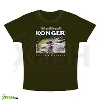 Konger Pike Csuka Póló Zöld M