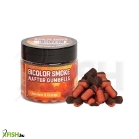 Benzar Mix Bicolor Smoke Wafter Dumbells Csoki-Narancs 12*8Mm Narancs-Barna 60 Ml