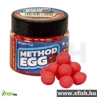 Benzar Method Egg Csali 8Mm Eper 30Ml Piros