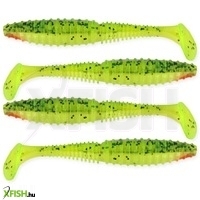 Nevis Zander Power Shad 10Cm 4Db/Cs (Fluosárga-Zöld) Gumihal